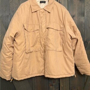 PrettyLittleThing Tan Puffer Jacket